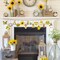 Sunflower Gnome Ornaments for Tree Summer Sunflower Wood Hanging Ornaments Gnome Christmas Ornaments Party Supplies